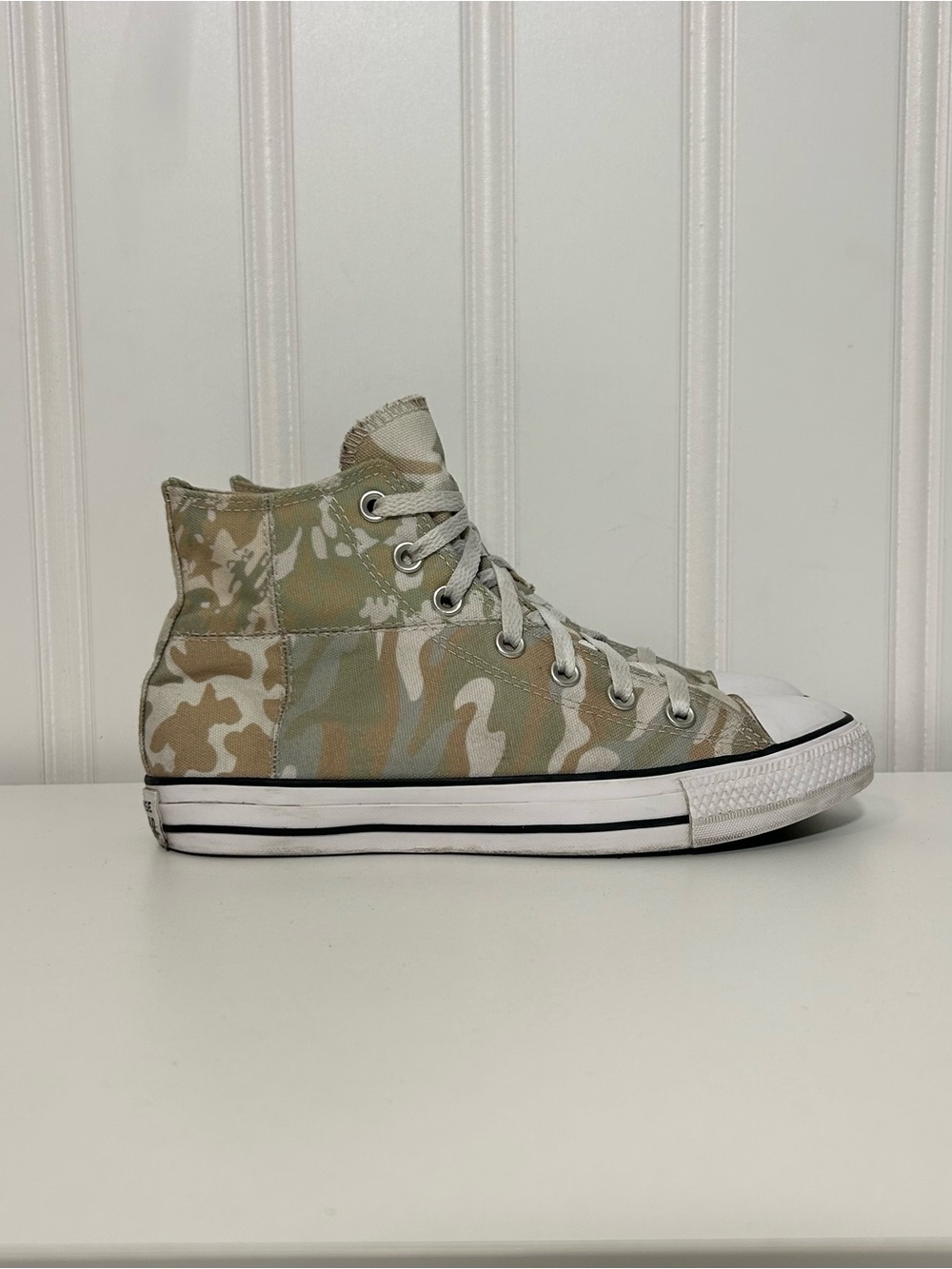 Converse ctas hi camo green beige